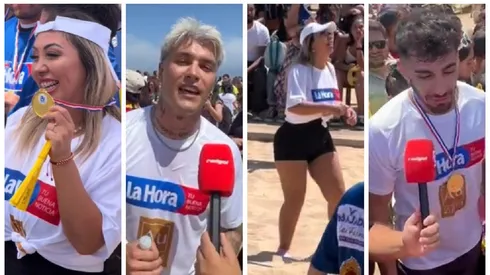 Así fue el partido entre los embajadores del certamen festivalero.