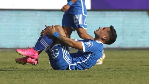 El volante terminó con problemas en el duelo con Audax.