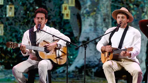 Ahrye en la competencia folclórica de Viña del Mar 2024.