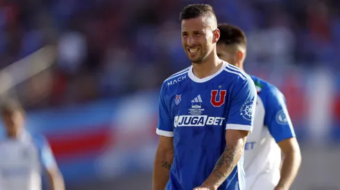 El delantero de la U no suma goles con los azules.