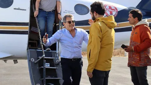 Jorge Garcés a su llegada al Archipiélago de Juan Fernández.