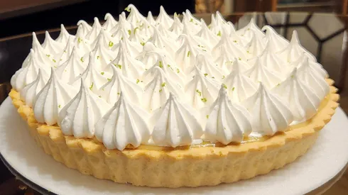 Receta de pie de limón paso a paso.