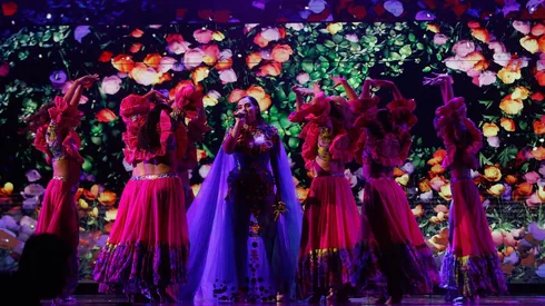 Competencia folclórica en Festival Viña del Mar 2024.