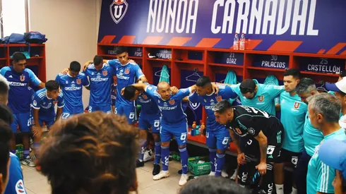 Marcelo Díaz habló ante todos sus compañeros en el Nacional.