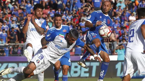 Pinilla y triunfo de la U ante Audax: gusto a poco del ex delantero azul.