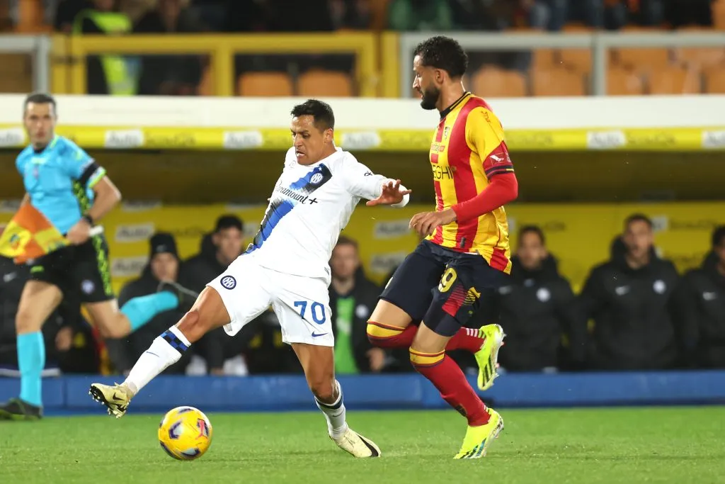 Alexis figura de Inter contra Lecce.
