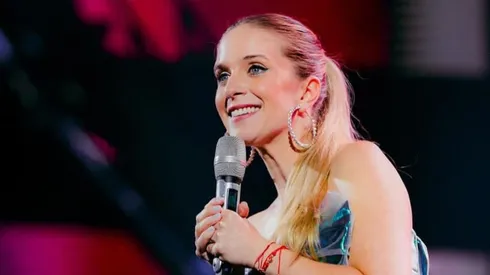 Alison Mandel se destacó en su rutina.