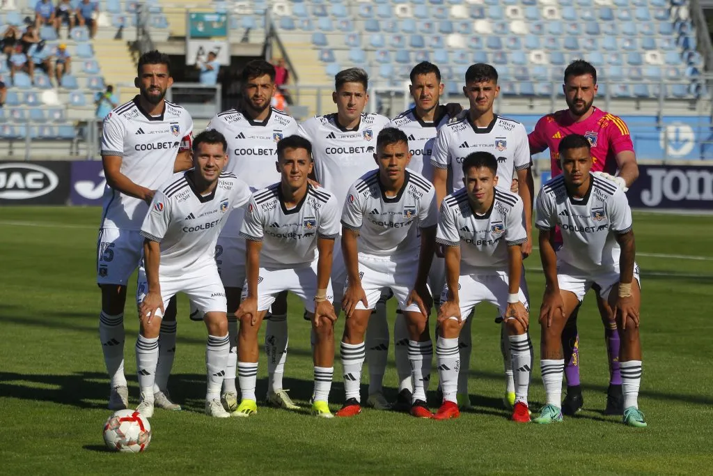 La formación alternativa que presentó Colo Colo en Rancagua. Foto: Jorge Loyola/Photosport