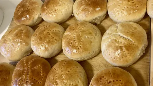 Receta de pan amasado paso a paso.