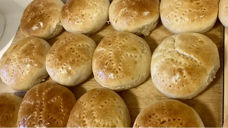 Receta de pan amasado paso a paso.