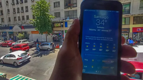 Calor en Santiago
