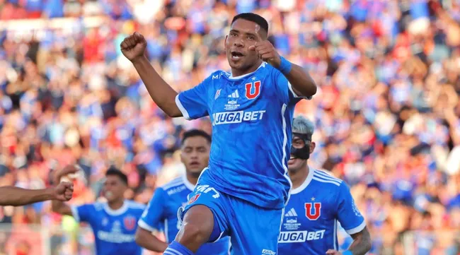 El Chorri Palacios terminó siendo el gran héroe de Universidad de Chile. | Foto: Photosport.
