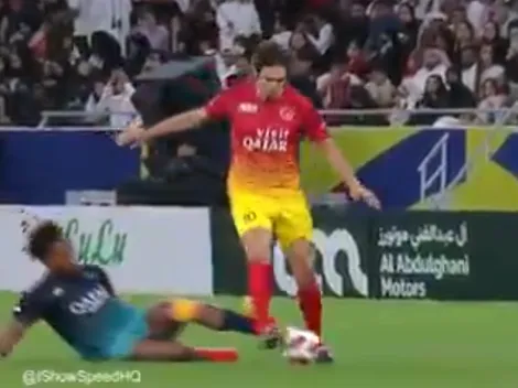 ¡Mala leche! Kaká recibe feroz patada de streamer en amistoso