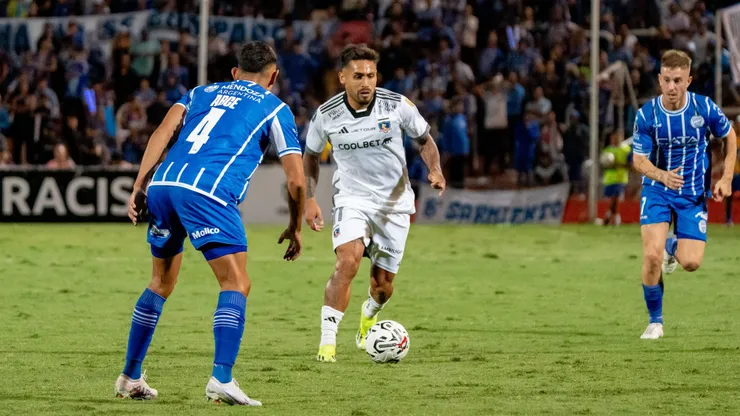 Marcos Bolados le dio el triunfo a Colo Colo ante Godoy Cruz en la Copa Libertadores.