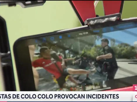 Hinchas de Colo Colo agreden a equipo de televisión en Mendoza