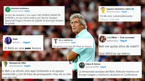 Una intensa lluvia de criticas afecta al Betis de Pellegrini