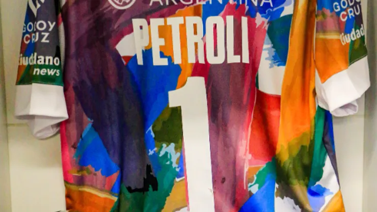 Franco Petroli será el golero titular de Godoy Cruz ante Colo Colo. (Foto: Godoy Cruz).