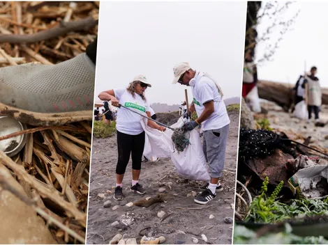 Limpian playas en varias zonas de Chile por un buen fin