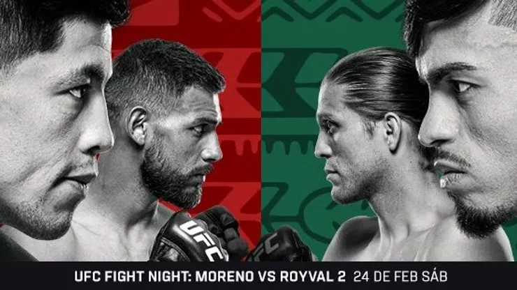 Los dos Brandon chocarán en el evento central de UFC México.