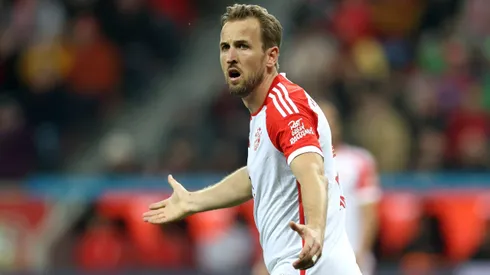 Harry Kane en la derrota del Bayern frente a Leverkusen