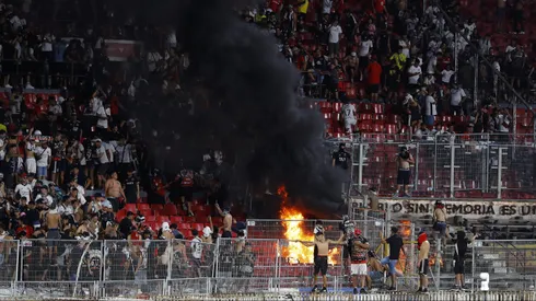 Colo Colo juega ante Godoy Cruz en Mendoza.