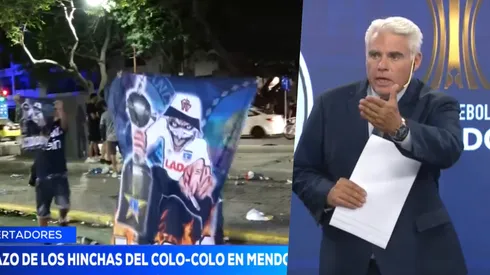 Fernando Hidalgo quedó indignado con la suciedad de los hinchas albos.