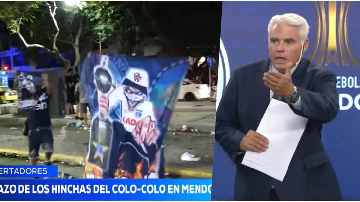 Fernando Hidalgo quedó indignado con la suciedad de los hinchas albos.