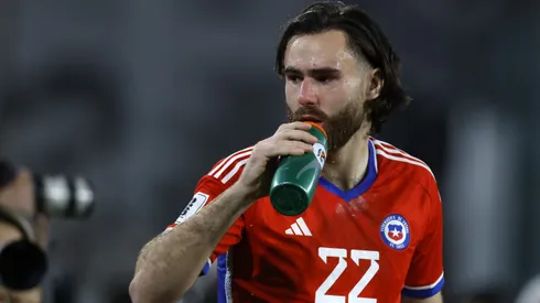 Ben Brereton tuvo una breve charla con Gareca.