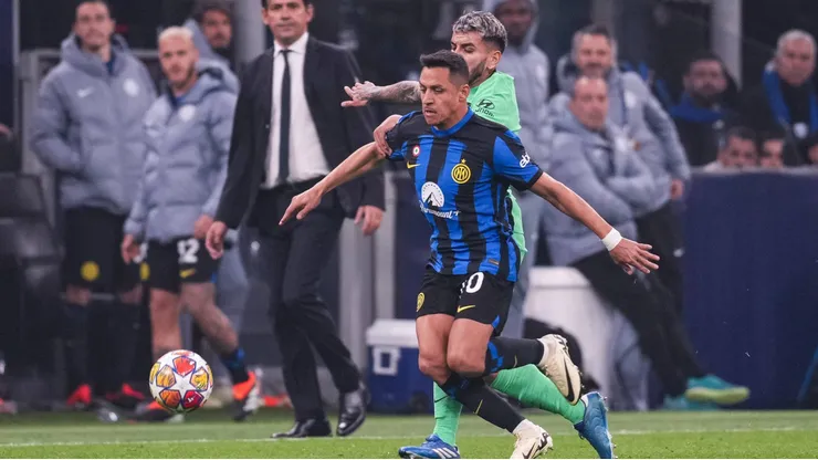 Alexis entró al minuto 88 en la Champions