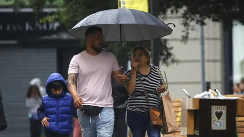 Lluvia en Santiago 31/12/2022