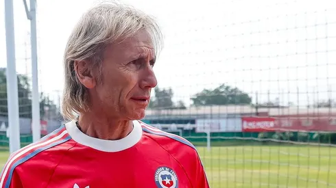 Ricardo Gareca en Juan Pinto Durán, el búnker de la Roja.