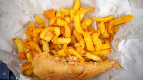 Fish and chips.