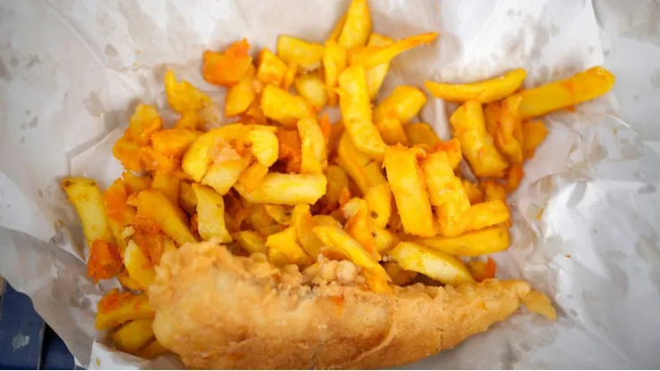Fish and chips.