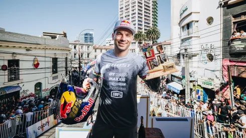 Tomas Slavik fue el último ganador de Red Bull Valparaíso Cerro Abajo, e irá por su cuarto trofeo en la nueva edición.