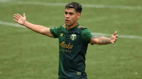 Felipe Mora jugando por Portland Timbers