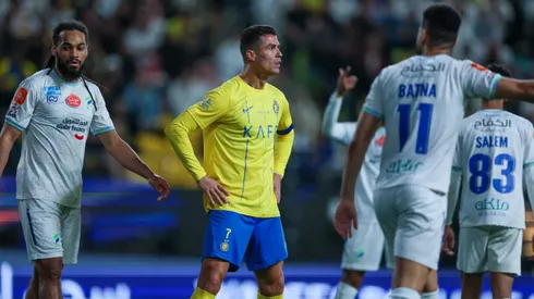 Cristiano Ronaldo retó a su hijo en vivo y en directo.