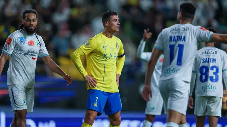 Cristiano Ronaldo retó a su hijo en vivo y en directo.