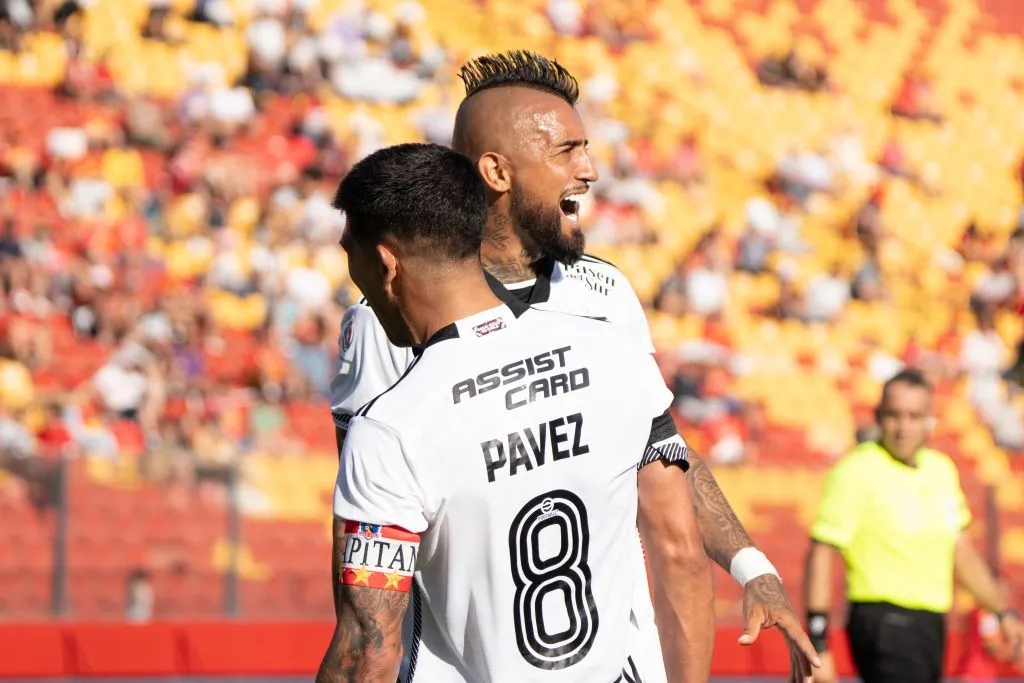 Arturo Vidal celebró con todo el gol de Pavez | Guille Salazar / Redgol