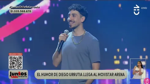 El comediante estuvo presente en el evento Juntos Chile se levanta.