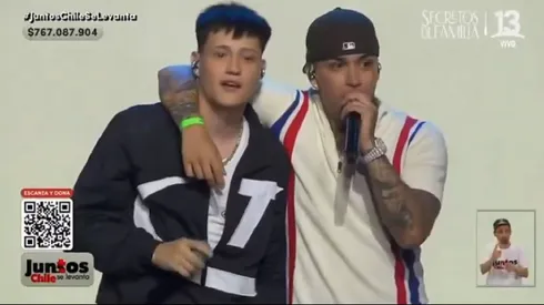 Los artistas estuvieron presente en el evento solidario.