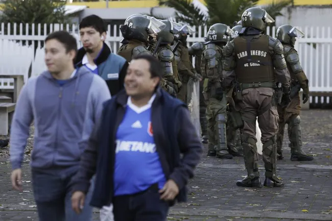 Monsalve afirmó que para la vuelta de Universidad de Chile al Nacional se necesitan unos 700 Carabineros. | Foto: Photosport.