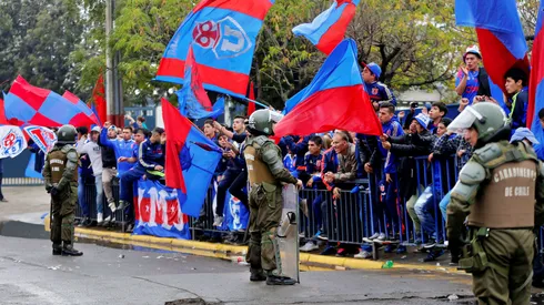 La falta de carabineros fue clave para que se decidiera por suspender la vuelta de la U al Nacional.