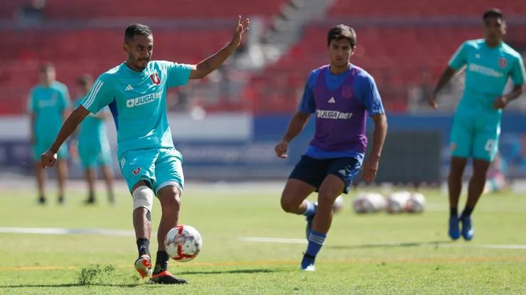 La U entrenó en el Nacional en la víspera del partido contra Cobresal