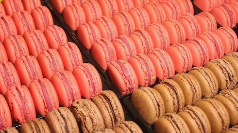 Receta francesa de macarons.