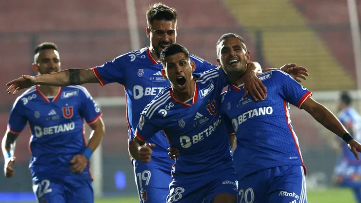 La U 2024: Zaldivia, Gómez, Poblete y Mateos.