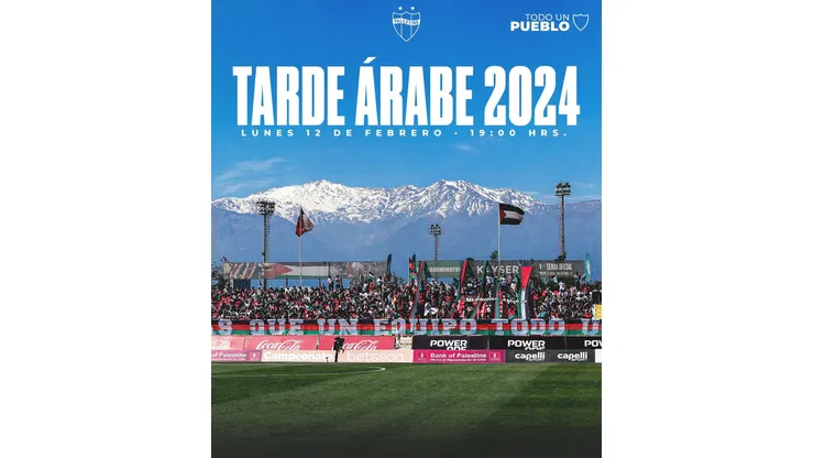 Con sorpresas: Palestino celebra la Tarde Árabe