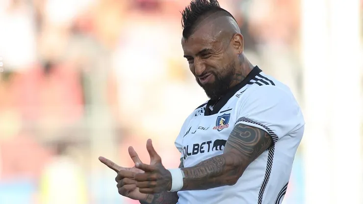Vidal tuvo una buena actuación con Colo Colo en la Supercopa