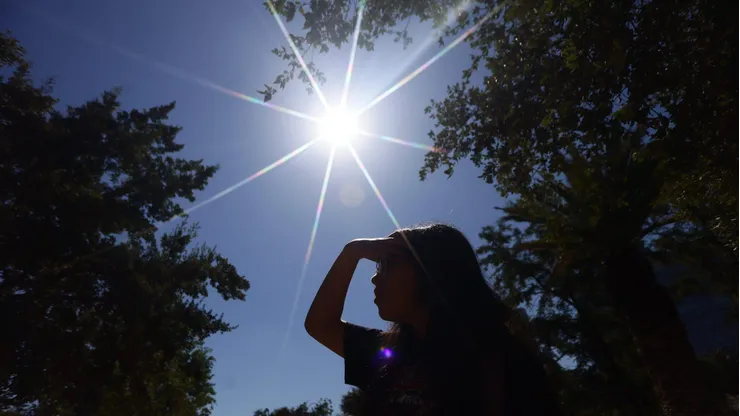 Calor en Santiago