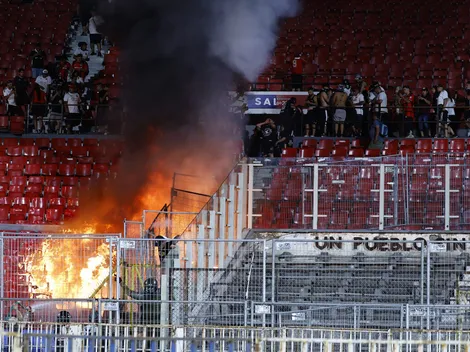 El detalle de los daños al memorial del Estadio Nacional