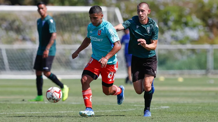 Nicolás Guerra marcó un doblete en la goleada de la U ante Santiago Wanderers.